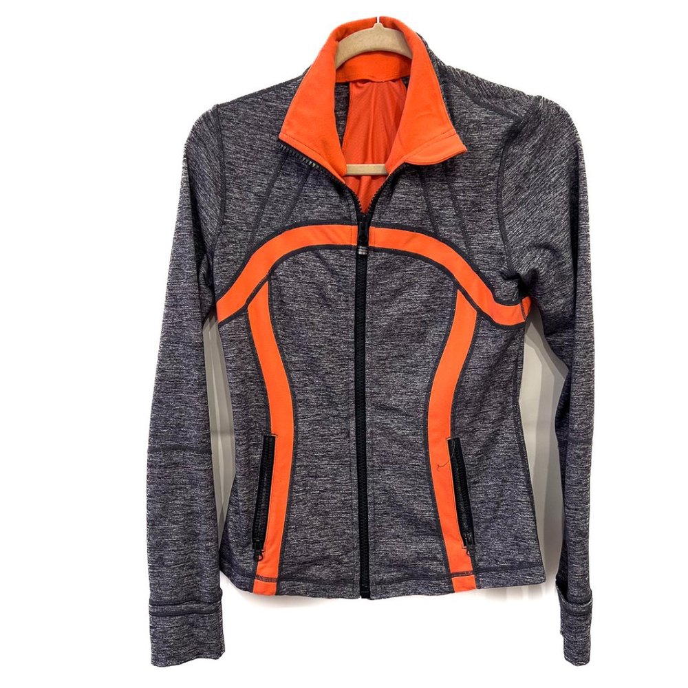 Lululemon Define Hoodie Static Coal and Persimon 6